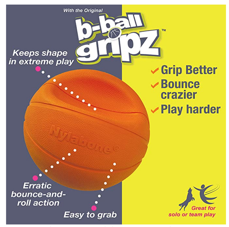 Pelota Basketball de fácil agarre para peludos grandes