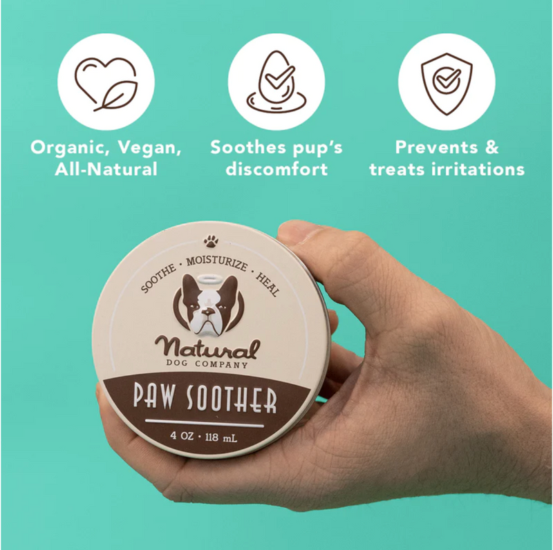 Lata Paw Soother 2 onzas Bálsamo curativo para huellitas