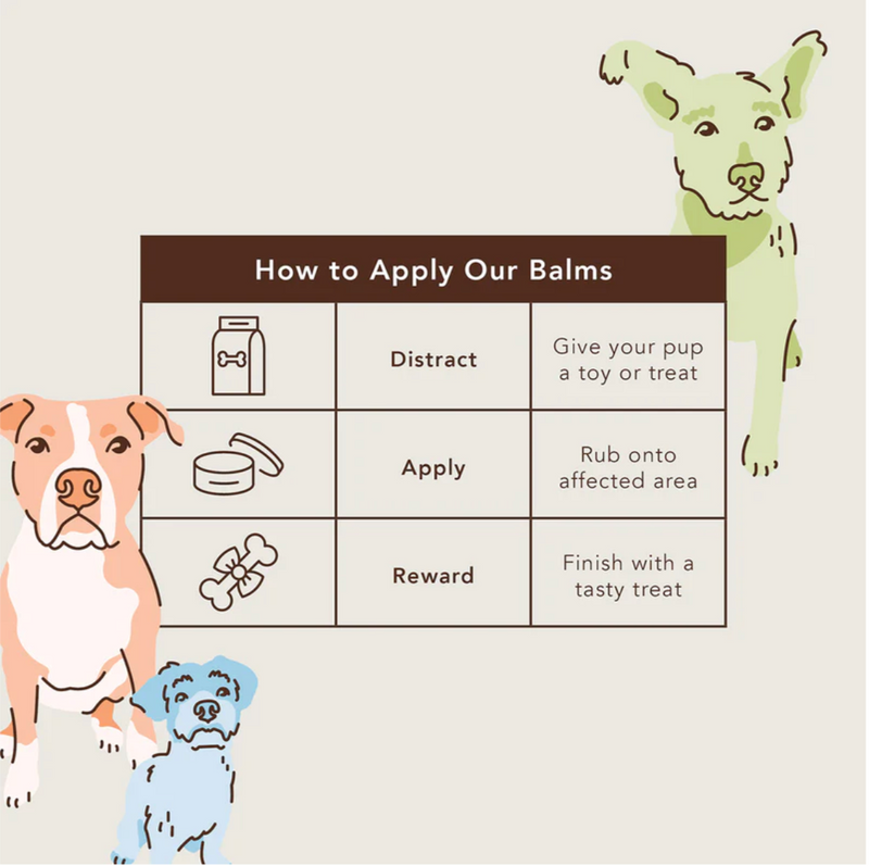 Barra Paw Soother 2 onzas Bálsamo curativo para huellitas (empaque biodegradable)