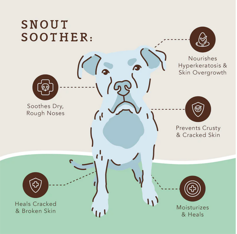 Barra Snout Soother 2 onzas hidratante para la nariz(empaque biodegradable)