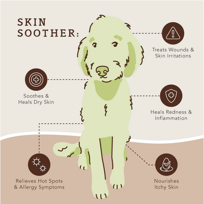 Barra Skin Soother 2 onzas bálsamo curativo (empaque biodegradable)