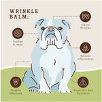 Lata Wrikle Balm 1 onzas Bálsamo para la cara o para peludos arrugados